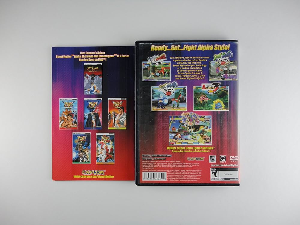 Amazon.com: Street Fighter Alpha Anthology - PlayStation 2